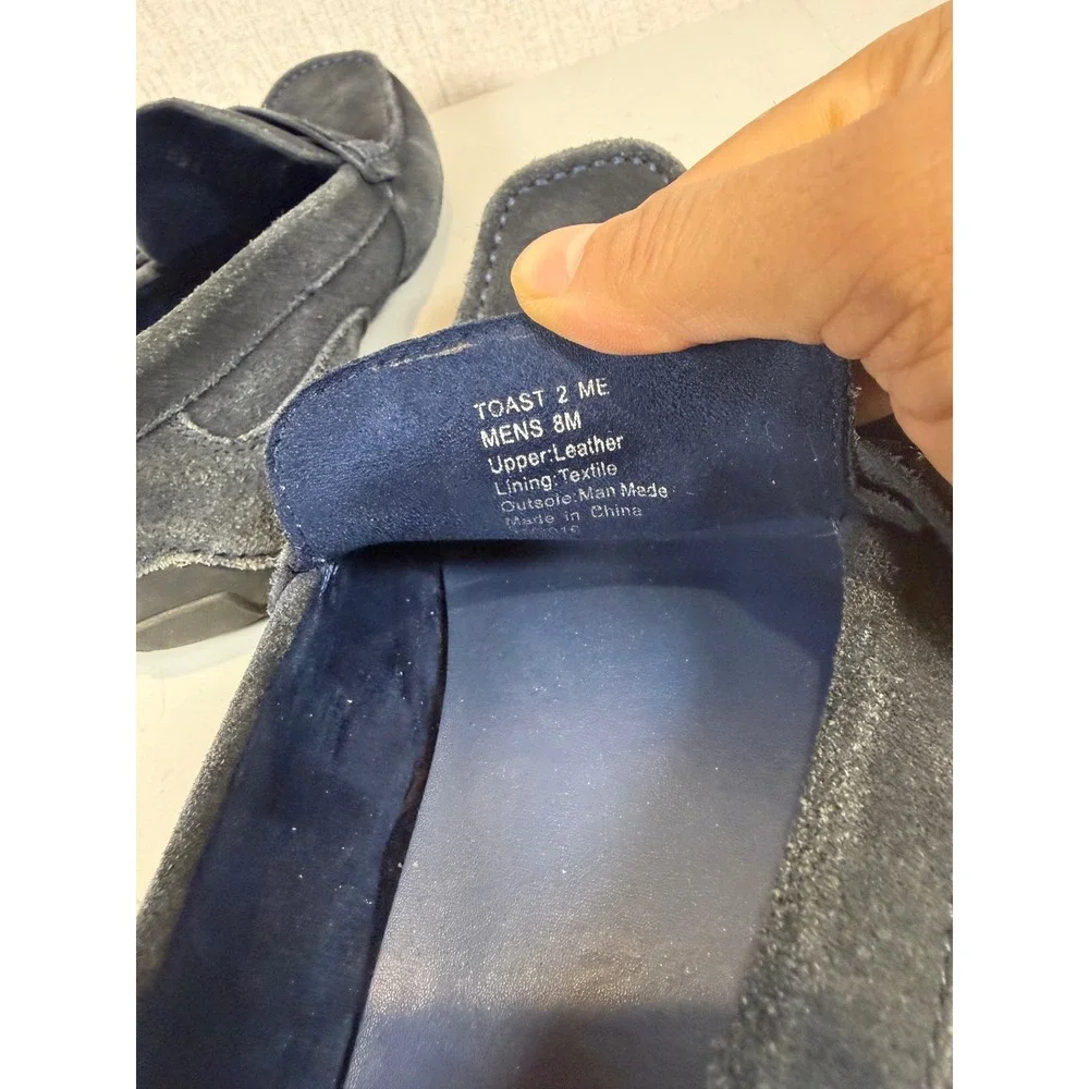 Kenneth Cole Reaction Toast me men size 8M‎ black leather upper